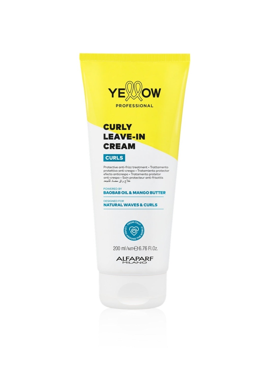 Yellow Professional Curls Cremă Leave-In pentru Definirea Buclelor– Protecție, Hidratare și Control Anti-Frizz