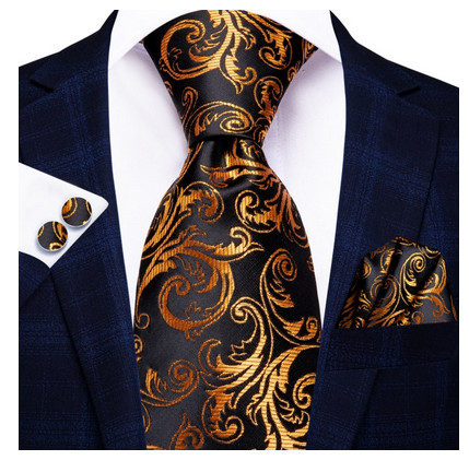 Set cravata + batista + butoni - matase 100% - model 136