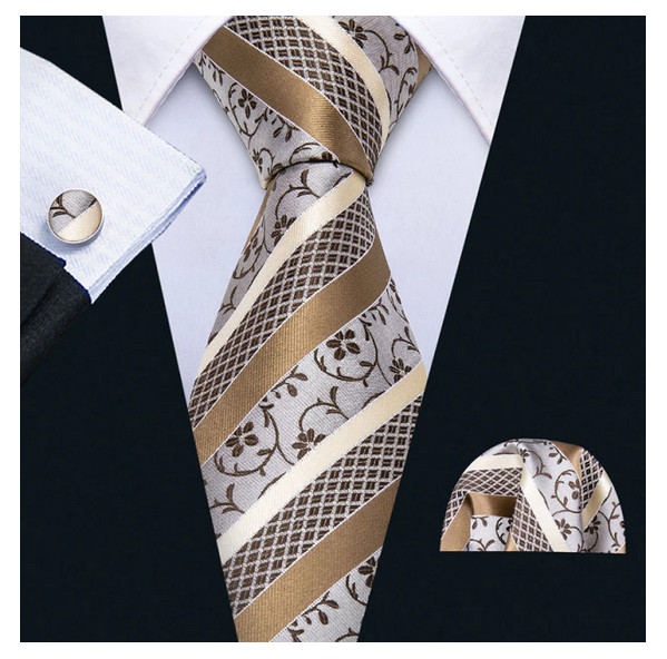 Set cravata + batista + butoni - matase 100% - model 171