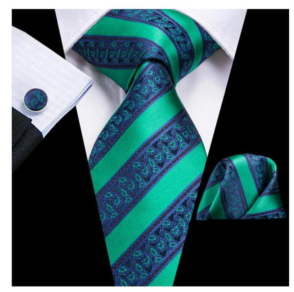 Set cravata + batista + butoni - matase naturala 100% - model 96