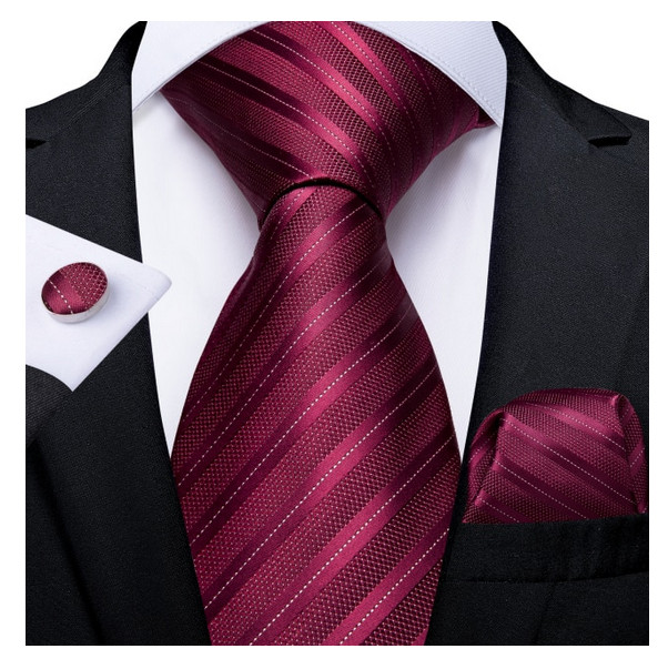 Set cravata + batista + butoni - matase 100% - model 176