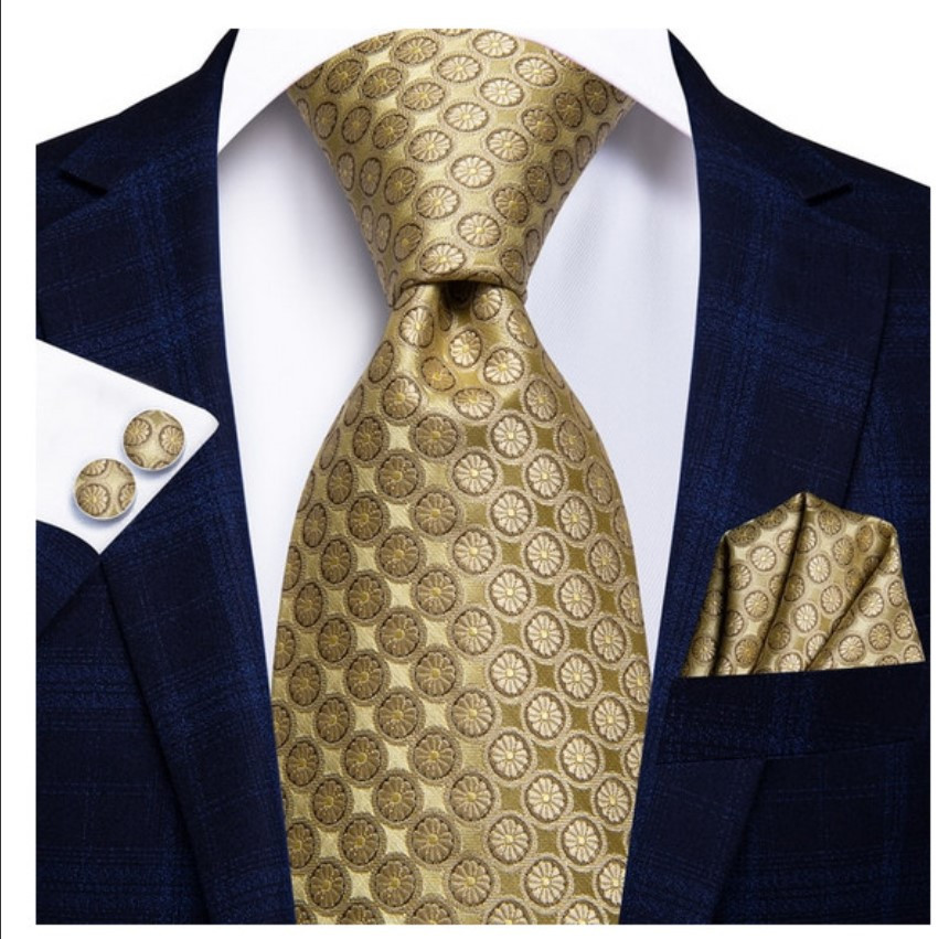 Set cravata + batista + butoni - matase 100% - model 226