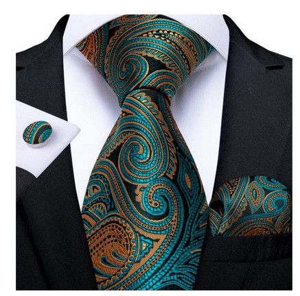 Set cravata + batista + butoni - matase naturala 100% - model 50