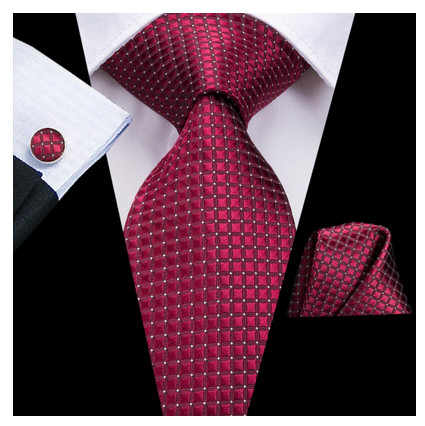 Set cravata + batista + butoni - matase 100% - model 134