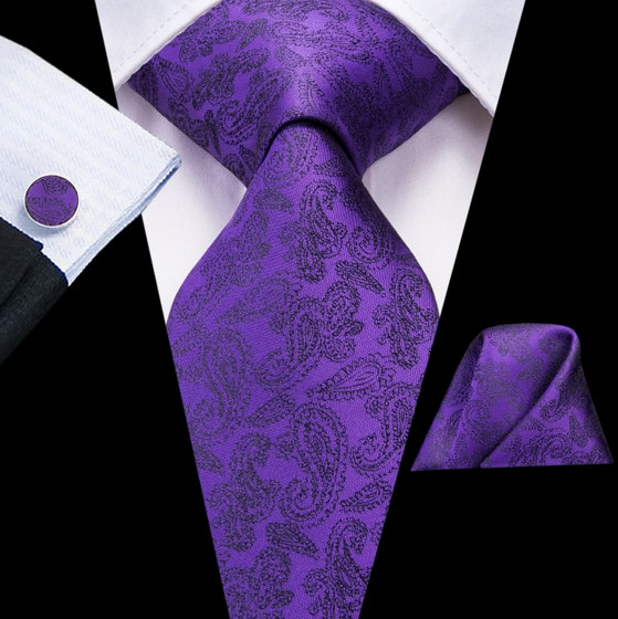 Set cravata + batista + butoni - matase 100% - model 162