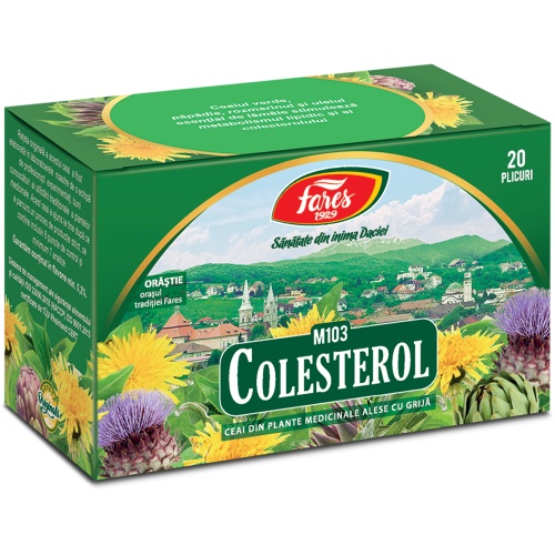 Ceai colesterol, 20 plicuri, Fares