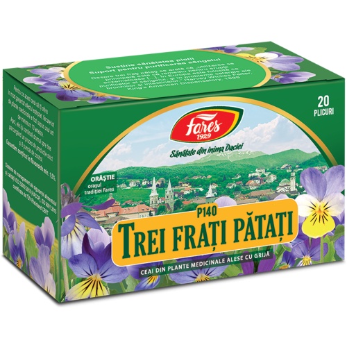 Ceai trei frati patati, 20 plicuri, Fares