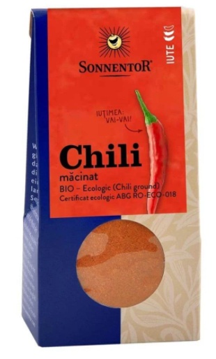 Condiment Chili macinat 40gr (SONNENTOR)