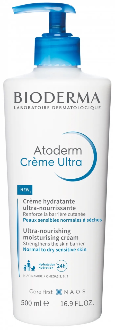 Crema hidratanta Atoderm Ultra, 500ml, Bioderma
