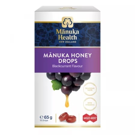 Miere Manuka, dropsuri, 65g, Manuka Health