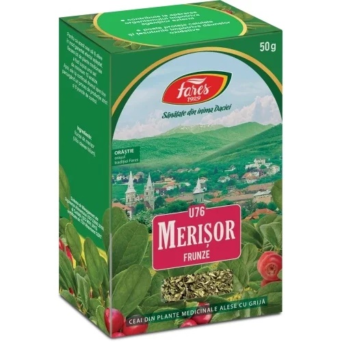 Ceai merisor frunze U76, 50g, Fares
