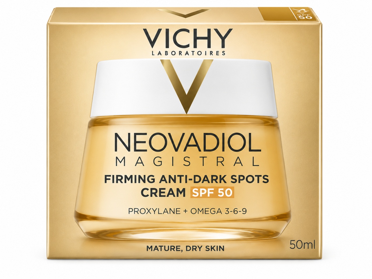 Crema de zi Fermitate si Anti-Pete Neovadiol Post-Menopause SPF50, 50ml, VICHY