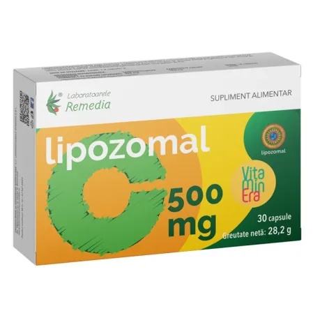 Lipozomal C, 500mg, 30 capsule, Remedia