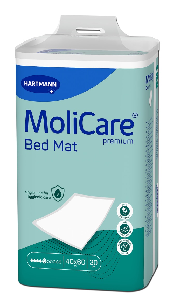 MoliCare Premium Bed Mat Aleze 5 picaturi, 40x60 cm, 30 bucati,…