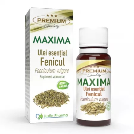 Ulei esential de Fenicul, 10ml, Justin Pharma