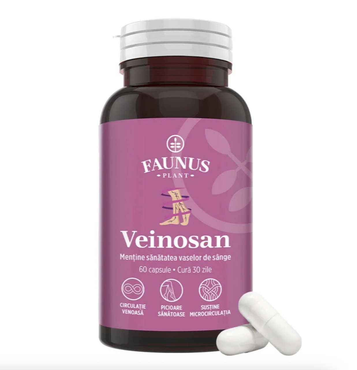 Veinosan, 60 Capsule, Faunus Plant