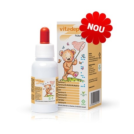 Vitadep picaturi orale 12luni+, 30 ml, Dr. Phyto