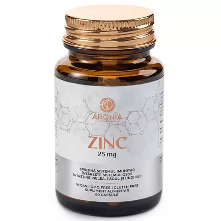 Zinc, 25mg, 60 tablete, Aronia Charlottenburg