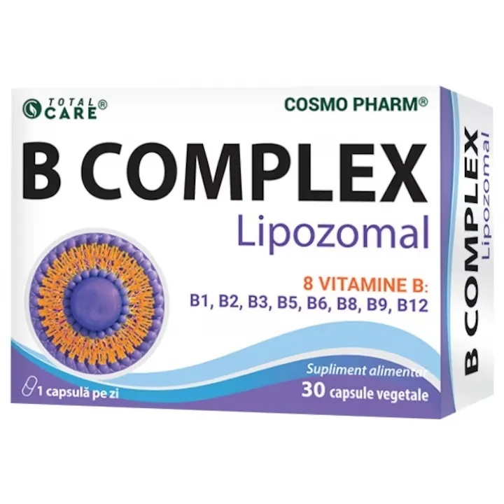 B Complex Lipozomal, 30 capsule, Cosmopharm