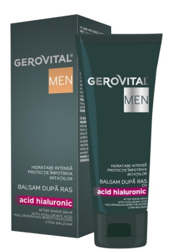 Balsam dupa ras cu Acid Hialuronic, 100 ml, Gerovital Men 339