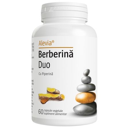 Berberina Duo, 60 capsule vegetale, Alevia