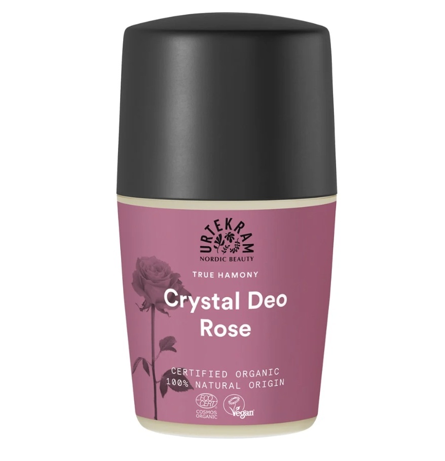 Deodorant Roll-on cu Trandafir, 50 ml, Urtekram