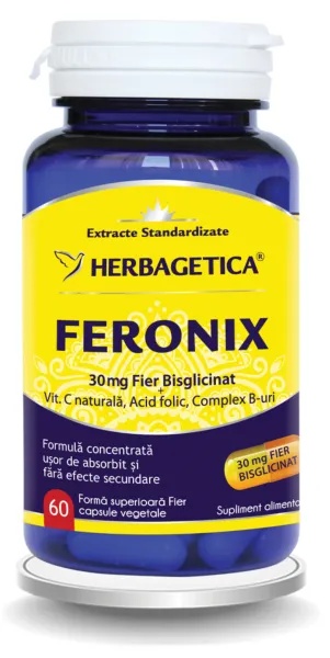 Feronix, 60 capsule, Herbagetica