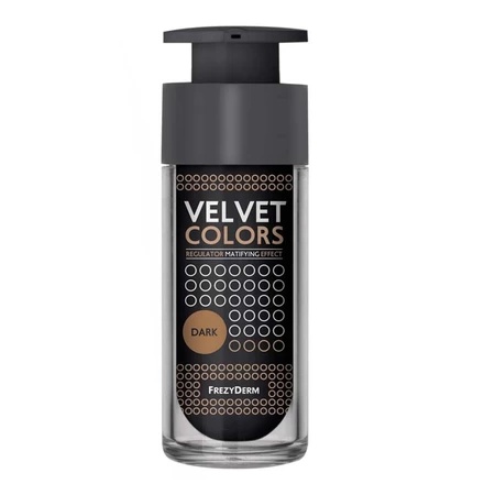 Fond de ten Velvet Colors, nuanta Dark, 30ml, FrezyDerm