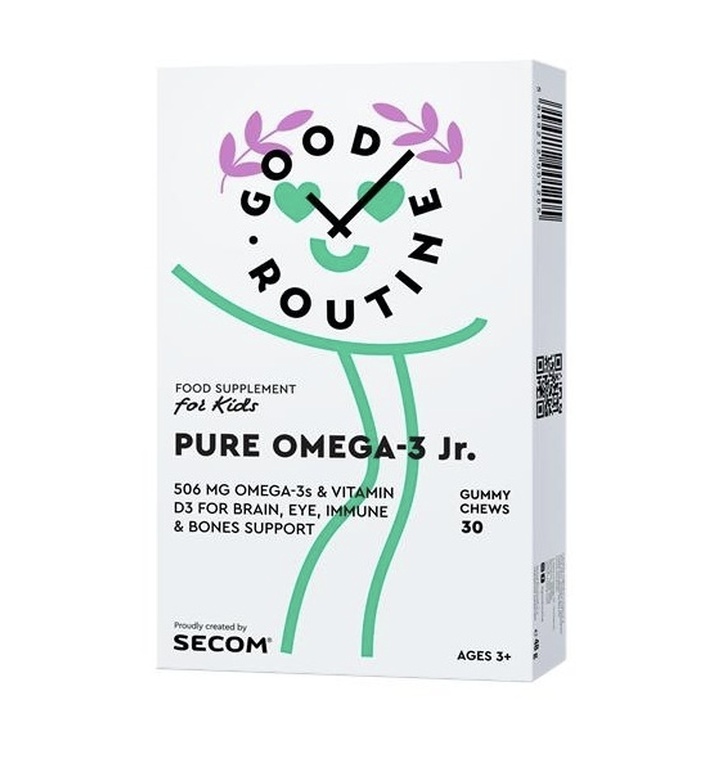 Pure Omega-3 Junior Good Routine, 30 Jeleuri, Secom