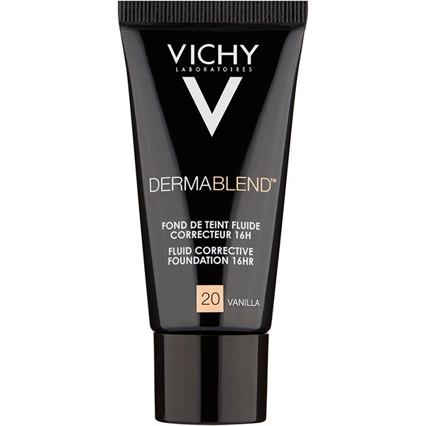 Fond de ten corector cu acoperire 16h Dermablend, Nuanta 20 Vanilla, 30 ml, Vichy - imagine 2