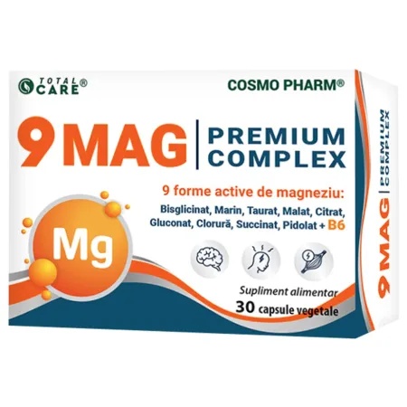 9 Mag Premium Complex, 30cps. veg, Cosmopharm