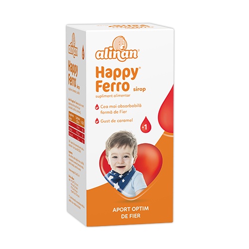 Alinan Happy Ferro sirop, 100ml, Fiterman