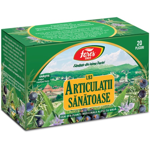 Ceai Articulatii Sanatoase, L93, 20 plicuri, Fares