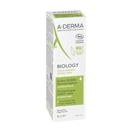 Crema hidratanta Legere Biology, 40ml, A-Derma