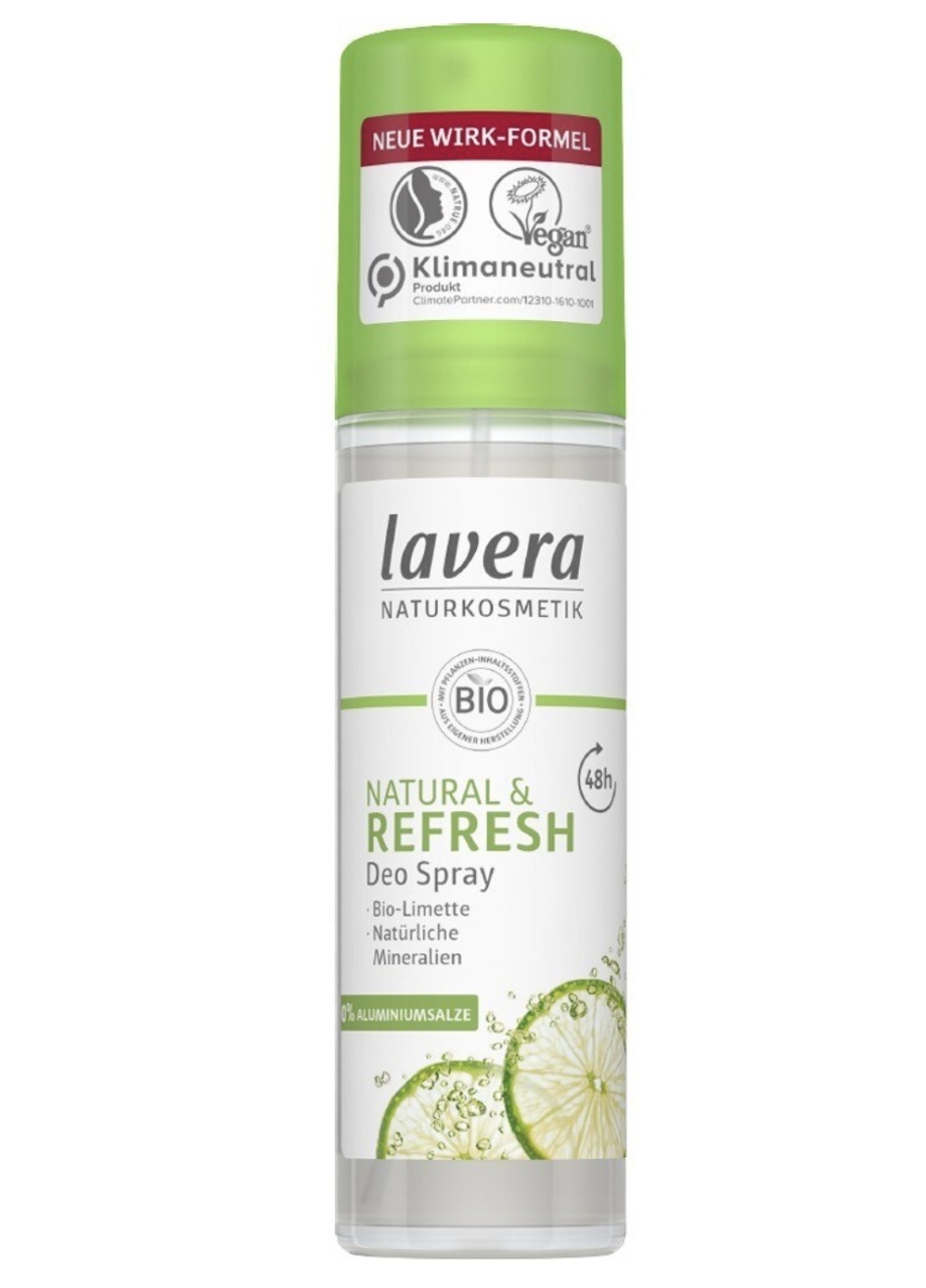 Deodorant Spray Refresh cu Lime Bio, 75 ml, Lavera