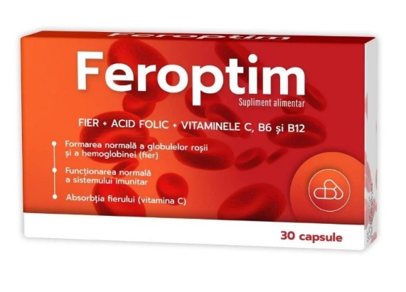 Feroptim, 30 cps, Zdrovit
