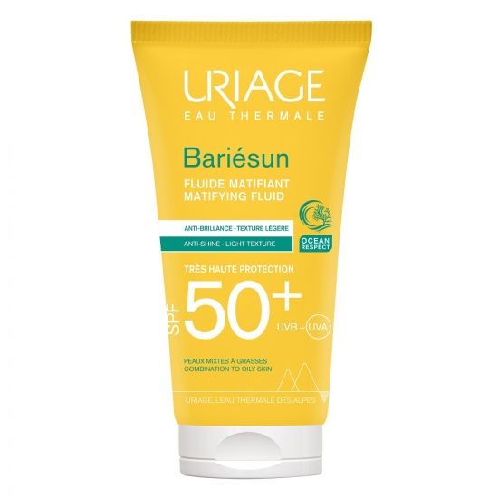 Fluid hidratant Bariesun Mat SPF50+, 50ml, Uriage