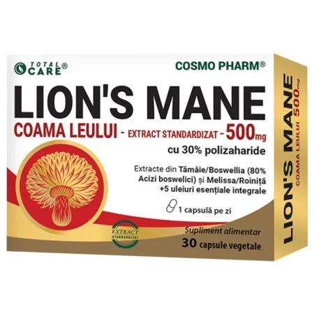 Lion's Mane, 30cps, Cosmopharm