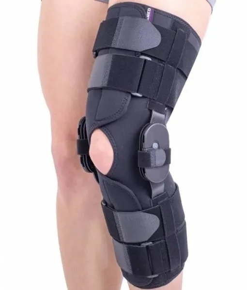 Orteza de genunchi mobila cu articulatii reglabile GENU REHA PO SRT309, M4, Triamed