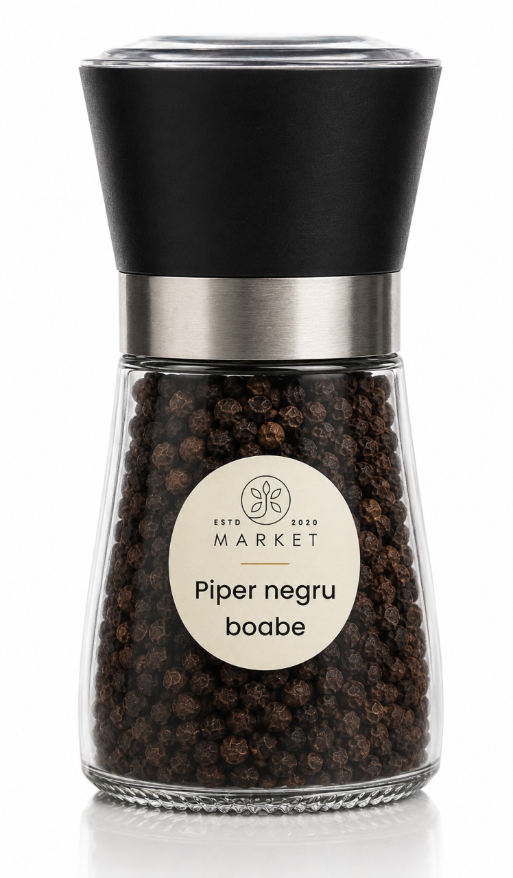 Piper Negru Boabe pentru Râșniță, 90 g, Bio-Market