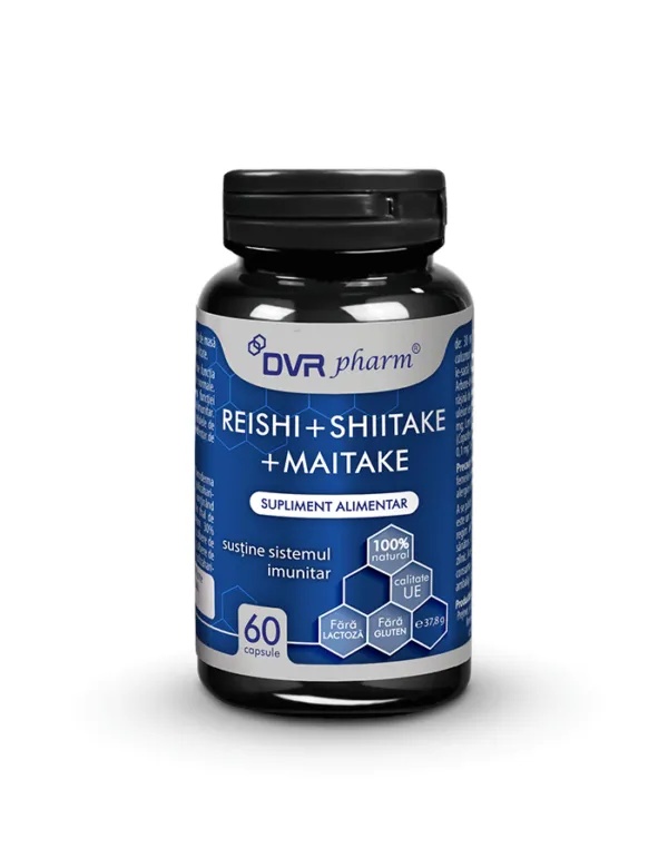 Reishi, Shiitake, Maitake, 60 capsule, DVR Pharm
