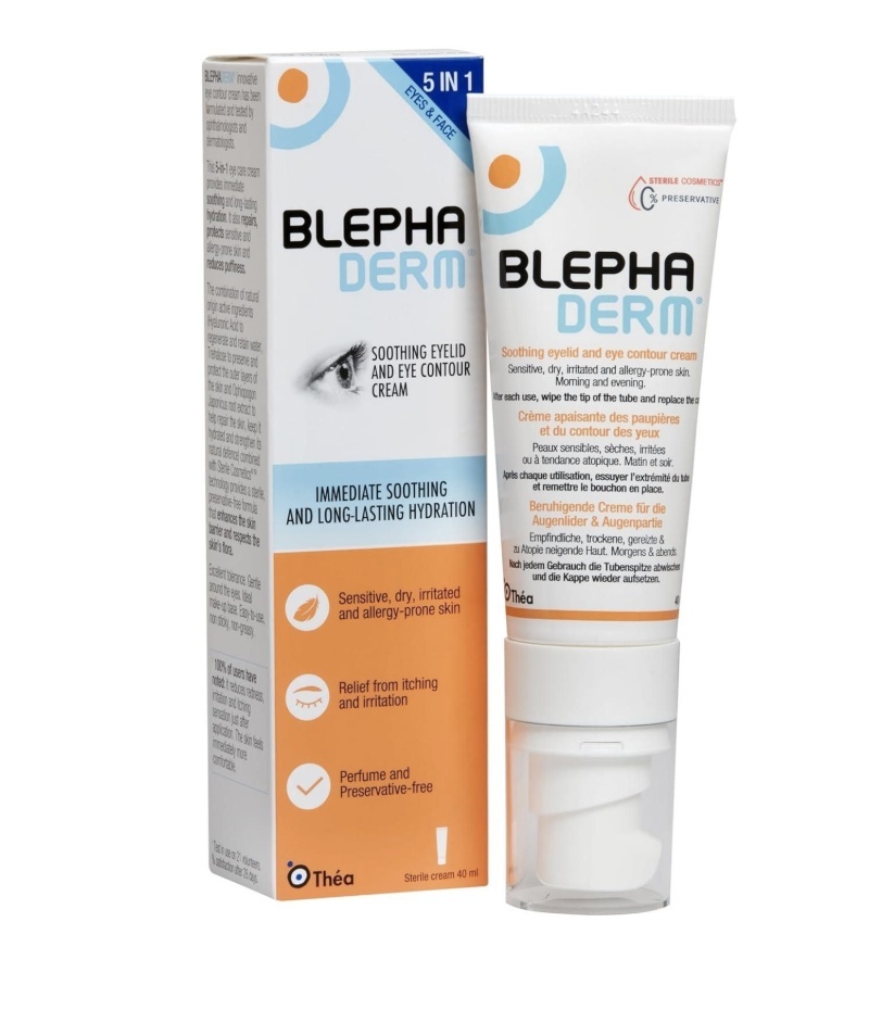 Blephaderm Crema pentru Pleoape si Ochi, 40 ml, Thea