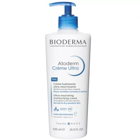Crema hidratanta parfumata Atoderm Ultra, 500ml, Bioderma