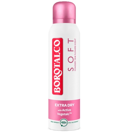 Deodorant spray Soft, 150 ml, Borotalco