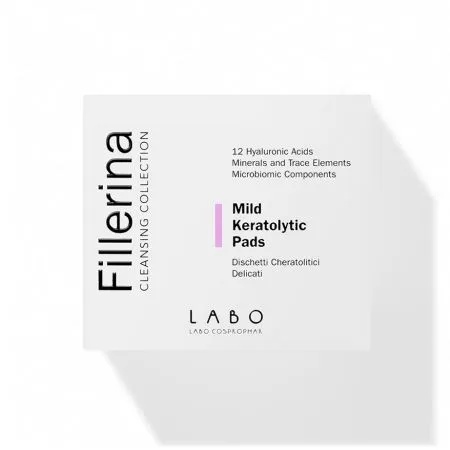 Dischete keratolitice Fillerina Cleansing Collection, 60 bucati, Labo