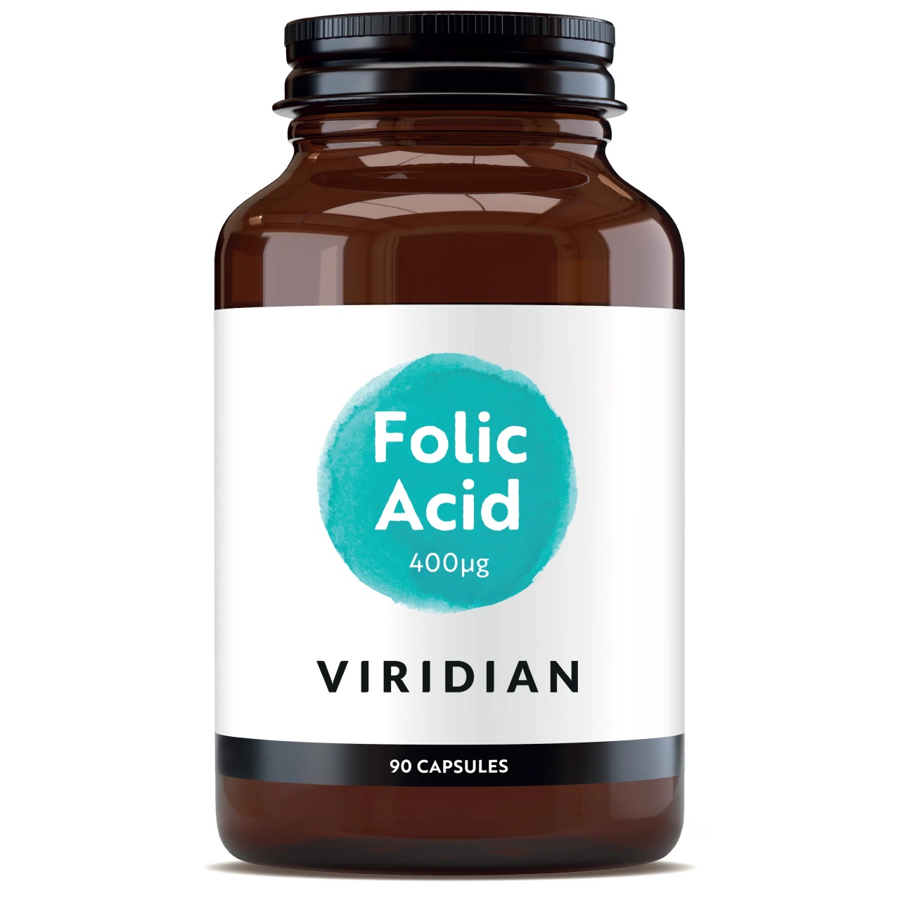 Folic Acid 400ug, 90 capsule, Viridian