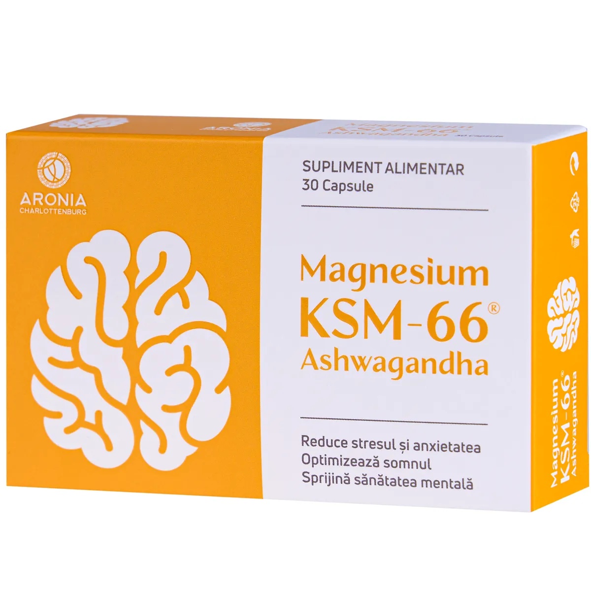 Magnesium KSM-66 Ashwagandha, 30 capsule, Aronia Charlottenburg