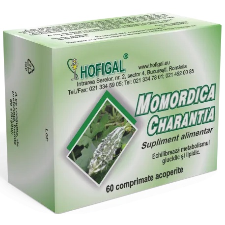 Momordica charantia, 60 comprimate, Hofigal