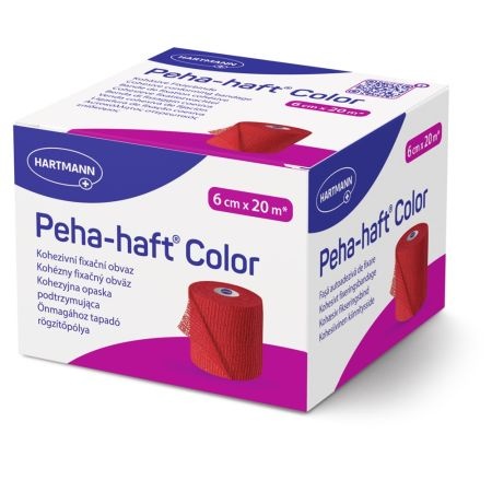 HARTMANN Peha-Haft Color Rosu 6 cm x 20 m – Fasa elastica autoadeziva - imagine 2