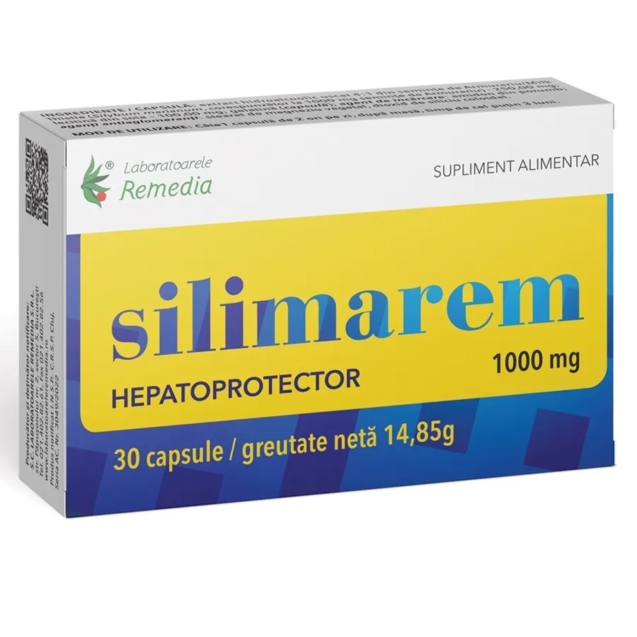 Silimaren 1000mg, 30cps, Remedia